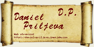 Daniel Priljeva vizit kartica